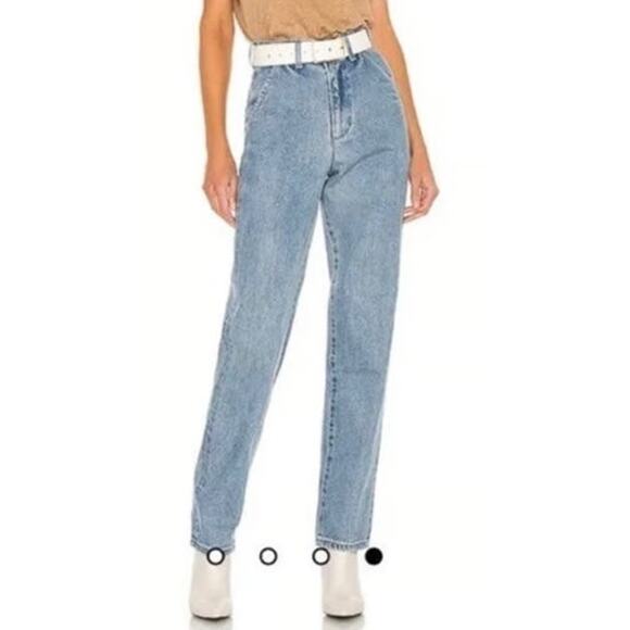 WeWoreWhat Mott Straight Mom Light Blue Denim Jeans Size 25 - Picture 1 of 7